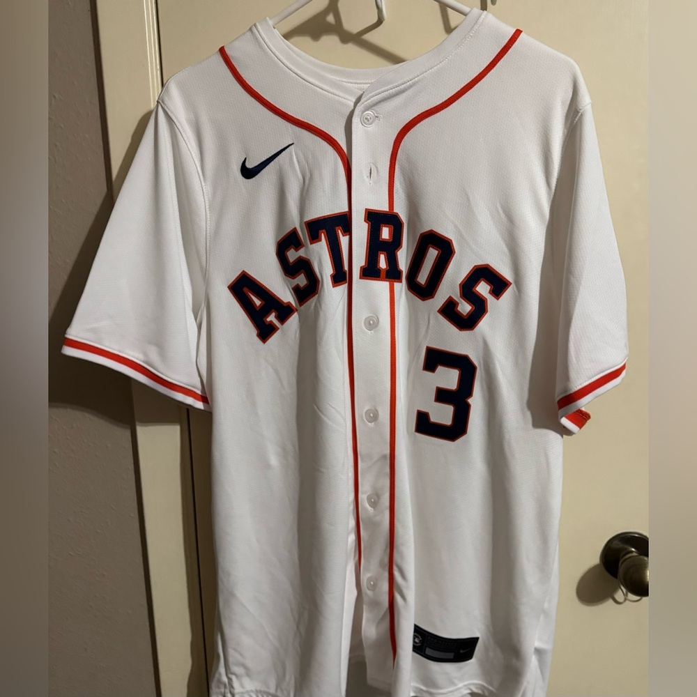 Nike Houston Astros Jeremy Pena Men’s Large Orange & White